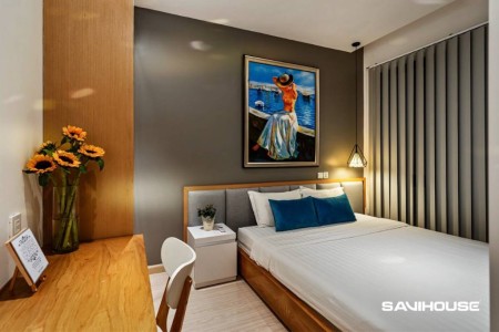 CHO THUÊ PHÒNG 1PN ĐẦY ĐỦ NỘI THẤT TIỆN NGHI GẦN NHÀ GA T3 ETOWN QUẬN TÂN BÌNH, 40m2