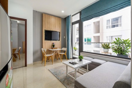 Cho thuê căn hộ ban công full nội thất Sông Đáy P2 gần Công viên Gia Định Quận Tân Bình, 40m2