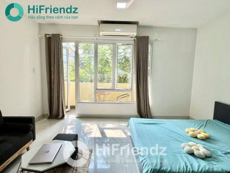 Căn hộ studio full nội thất ban công giá rẻ gần etown cv hoàng văn thụ ga t3, 40m2