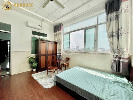 Studio full nội thất cửa sổ lớn rộng 40m2 gần sân bay, Etown, khi K300 quận tân bình, 40m2