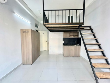 CHO THUÊ CĂN HỘ DUPLEX FULL NỘI THẤT CÓ BAN CÔNG - GẦN ĐH CÔNG NGHIỆP - LOTTE MART GÒ VẤP, 35m2