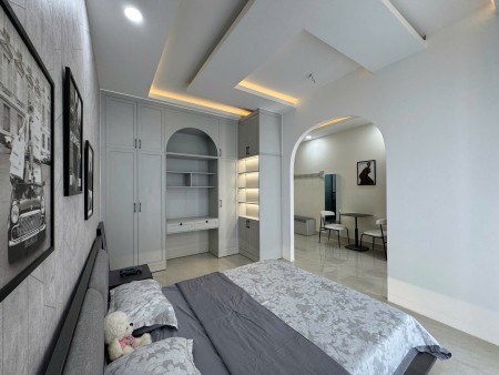 Chdv cho thuê full nội thất dạng 1PN ban công gần sân bay Tân Sơn Nhất, 40m2