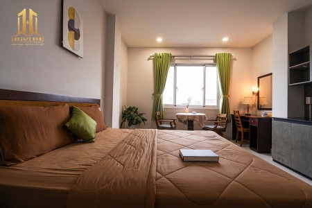 Cho thuê căn hộ studio cửa sổ full nội thất gần cv Hoàng Văn Thụ, Lăng Cha Cả quận Tân Bình, 40m2