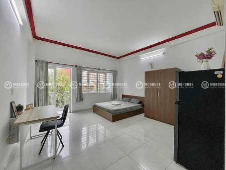 Cho thuê căn Studio - ban công thoáng mát - Gần ngã 4 Bảy Hiền, 40m2
