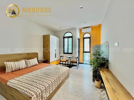 Căn hộ 1pn ban công máy giặt riêng full nội thất gần sân bay, Hoàng Văn Thụ, Lăng Cha Cả Tân Bình, 40m2