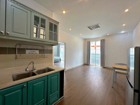 Căn hộ 1pn ban công full nội thất máy giặt riêng phòng rộng 40m2 gần cv Hoàng Van Thụ, Tân Bình, 40m2