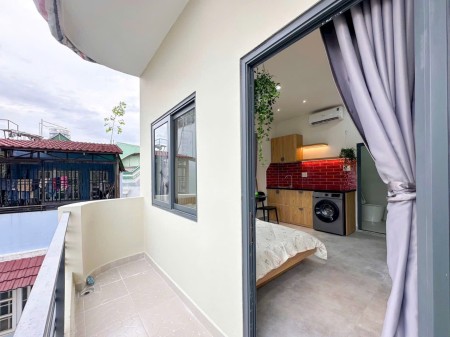 STUDIO BAN CÔNG - SÁT GẦN LOTTE, GẦN CC SUNRISE, SKY GARDERN, KDC HIM LAM, KIM SƠN, CẦU KÊNH TẺ, 28m2