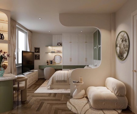 DỰ ÁN MỚI - STUDIO TÁCH BẾP - THIẾT KẾ HIỆN ĐẠI, 30m2