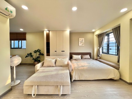 Cho thuê Studio Tân Bình, máy giặt riêng, gần sân bay sân sơn nhất, gần vòng xoay Lăng Chả Cá, 55m2