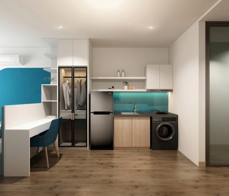 Cho thuê phòng trọ full nội thất hiện đại có bancol thoáng mát gần sân bay Tân Sơn Nhất, Tân Bình, 40m2