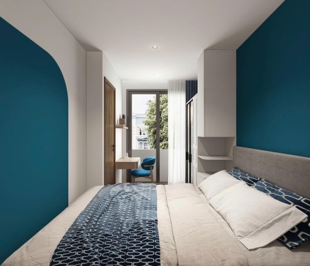 CHO THUÊ CĂN HỘ 2 PHÒNG NGỦ – ĐƯỜNG GÒ CẨM ĐỆM, PHƯỜNG 10, TÂN BÌNH GẦN NGÃ TƯ BẢY HIỀN, ĐH VĂN HIẾN, 45m2