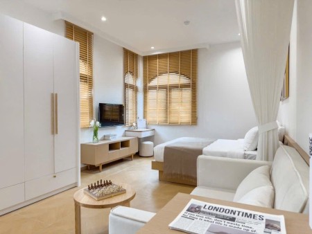 Cho thuê phòng studio có bancol full nội thất gần sân bay Tân Sơn Nhất, Quận Tân Bình, 40m2