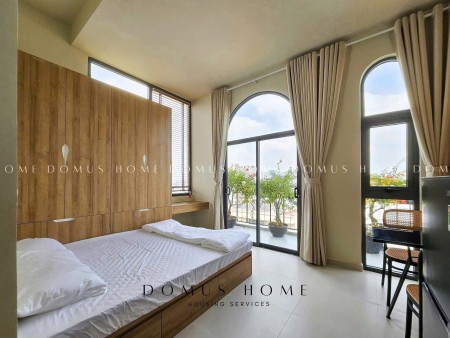 Kola apartment cho thuê full nội thất - ban công to ️, 28m2