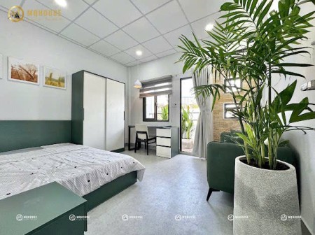 Chdv cho thuê full nội thất cao cấp gần chợ Bà Quẹo, Tân Bình, 40m2