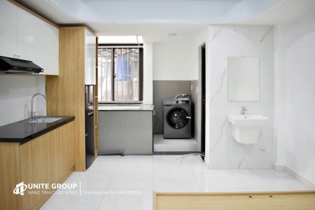 Căn hộ studio cửa sổ lớn máy giặt riêng thang máy Xuân Hồng gần Bảy Hiền, Tân Sơn Nhất Tân Bình, 40m2