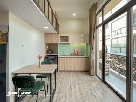 Cho Thuê Căn Hộ Gác Lửng Cao Cấp Có Ban Công & Máy Giặt Riêng – Gần Sân Bay Tân Sơn Nhất, Phú Nhuận, 45m2