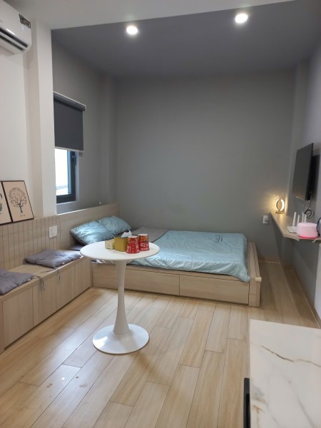 Cho thuê phòng studio full nội thất mới 100% thoáng mát hiện đại ngay nhà ga T3, Quận Tân Bình, 38m2