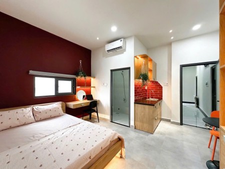 Căn hộ studio cửa sổ full nội thất gần sân bay Tân Sơn Nhất, ngã tư Bảy Hiền quận Tân Bình, 40m2