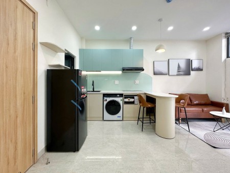 CĂN HỘ CAO CẤP 1PN BAN CÔNG CHO THUÊ FULL NỘI THẤT, 50m2