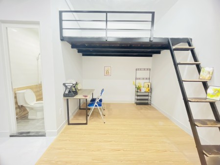  “Phòng trọ có gác lửng full nội thất – WC riêng, sàn gỗ, sáng & sạch – dọn vào ở ngay!, 25m2