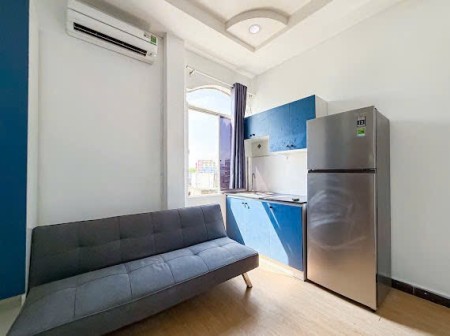 Cho thuê căn hộ studio cửa sổ full nt ở Nguyễn Văn Cừ Quận 1 gần đại học Sài Gòn Cinestar Cine, 40m2