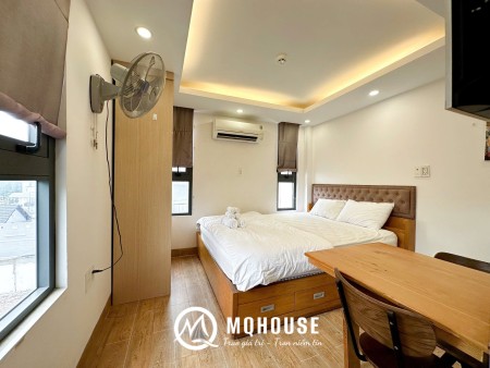 Cho thuê căn hộ studio ban công máy giặt riêng gần Sư Vạn Hạnh, chung cư Hà Đô quận 10, 40m2