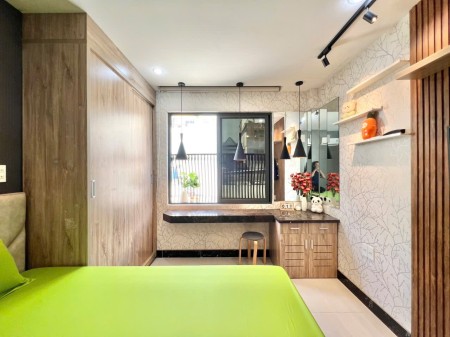 Cho thuê căn hộ studio ban công full nt mới Nguyễn Cư Trinh gần chợ Bến Thành Q1, 40m2