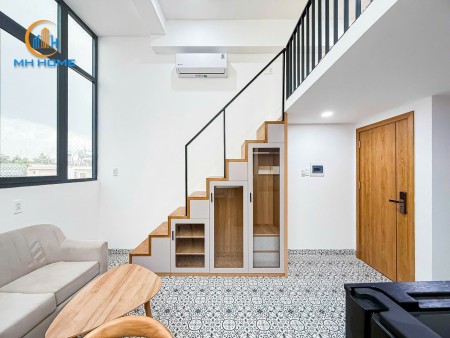 CHO THUÊ CĂN DUPLEX MỚI, FULL NỘI THẤT, TẠI KIỀU ĐÀM, QUẬN 7, 40m2