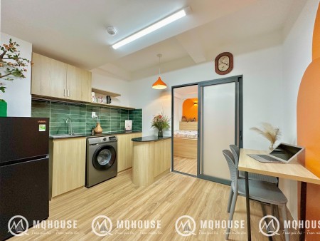 Siêu phẩm 1PN sân vườn cho thuê full nội thất gần Sân bay Tân Sơn Nhất, 40m2