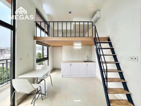 CHO THUÊ PHÒNG DUPLEX FULL NỘI THẤT –BAN CÔNG – CỬA SỔ LỚN NGAY E-TOWN CỘNG HÒA, GẦN ĐH VĂN HIẾN, 40m2