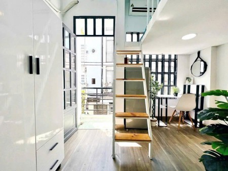 DUPLEX BAN CÔNG FULL NỘI THẤT NGAY ĐH VĂN HIẾN, 30m2