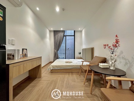 CHO THUÊ CĂN HỘ STUDIO THIẾT KẾ SANG TRỌNG – FULL NỘI THẤT – BAN CÔNG – GẦN ĐẠI HỌC VĂN HIẾN, 50m2