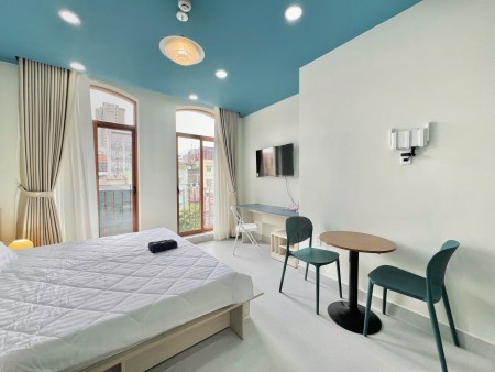 Cho Thuê Căn Hộ Ban Công Full Nội Thất Có Thang Máy Quận 5, 40m2