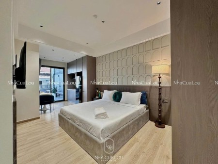 CHO THUÊ CĂN HỘ 1PN FULL NỘI THẤT BAN CÔNG NGAY AEON MALL TÂN PHÚ, 50m2
