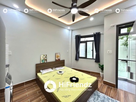 CHO THUÊ PHÒNG STUDIO FULL NỘI THẤT CÓ BAN CÔNG - MÁY GIẶT RIÊNG SẴN TRONG PHÒNG FULL MỚI 100%, 40m2