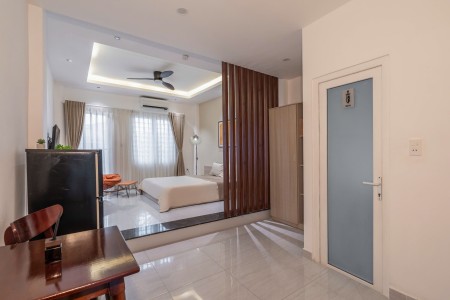 CHO THUÊ PHÒNG STUDIO FULL NỘI THẤT – CÓ BAN CÔNG – GẦN SÂN BAY TÂN SƠN NHẤT & ETOWN CỘNG HÒA, 35m2