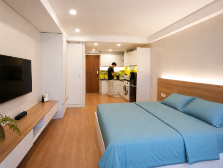 Studio full đồ 30m² – 2 phút ra Hồ Tây – chỉ 7 triệu/tháng, 30m2