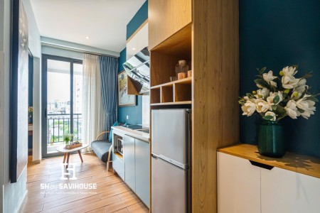 CĂN HỘ CAO CẤP 1PN BAN CÔNG FREE MỌI THỨ CHỈ TÍNH ĐIỆN, 40m2