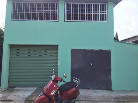 Nhà cho thuê dtsd:60m2: 1wc, 1pn, bếp, pk, sân để xe, 30m2