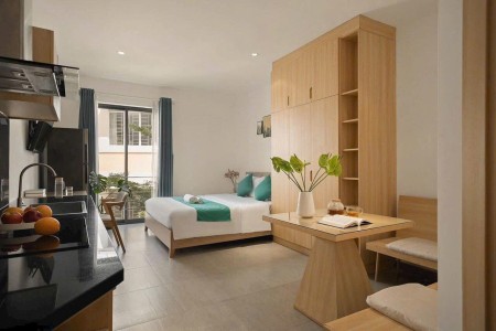CHO THUÊ CĂN HỘ BAN CÔNG – FULL NỘI THẤT – TRUNG TÂM QUẬN 4, 35m2