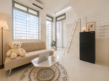  Phòng có gác siêu xinh cho các cục dàng 2k8 - Ngay Học viện Hàng Không Tân Bình, 35m2