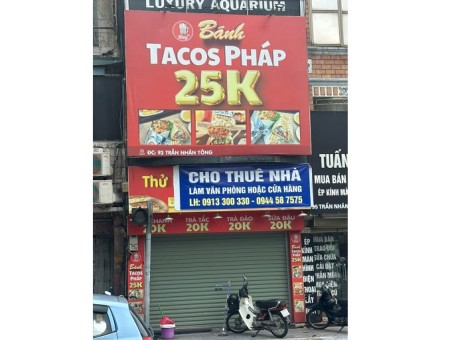 Chính chủ cho thuê nhà mặt phố 93 Trần Nhân Tông, Hai Bà Trưng, HN; 0913300330, 75m2
