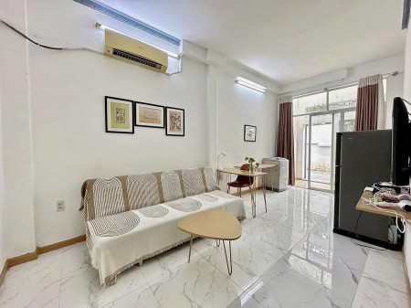 CHO THUÊ CĂN HỘ 1PN SÂN VƯỜN TRẦN QUANG DIỆU – PHƯỜNG 14 QUẬN 3, 35m2