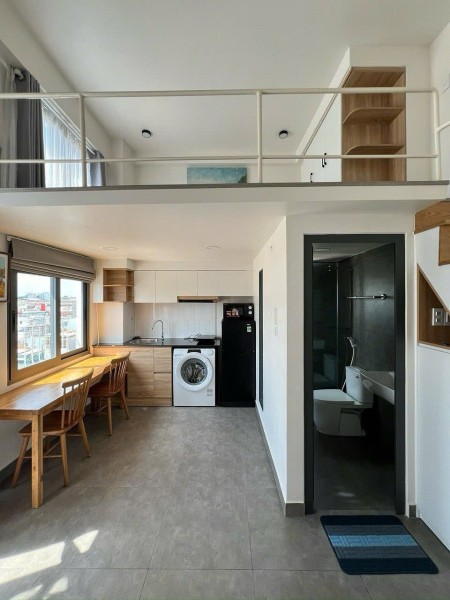 CHO THUÊ CĂN HỘ DUPLEX - BAN CÔNG - FULL NỘI THẤT NEW SEAL- View Công viên Gia Định, 40m2
