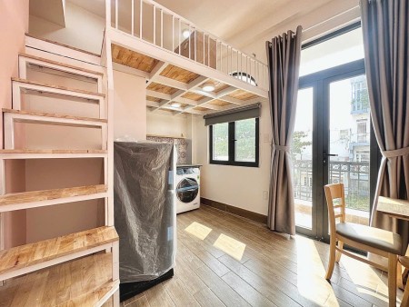 Cho thuê căn hộ full nội thất, ban công thoáng mát ngay LÝ THƯỜNG KIỆT, 30m2
