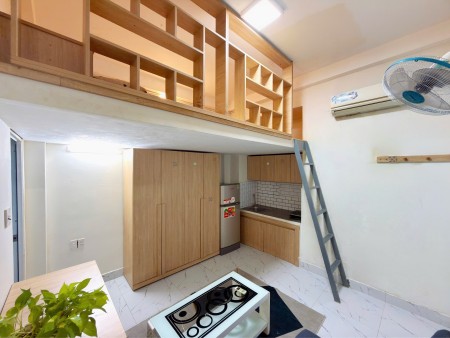 cho thuê căn hộ duplex siêu rộng đường Trương Công Định, Tân Bình - Gần Sân Bay, Đh Văn Hiến, etown, 30m2