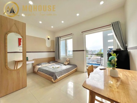 CHO THUÊ CĂN STUDIO BAN CÔNG NGAY DƯƠNG QUẢNG HÀM, 30m2