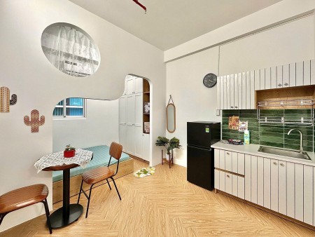 Giảm ngay 3 tháng đầu Căn hộ tách bếp full nội thất tại Tân Bình, 40m2