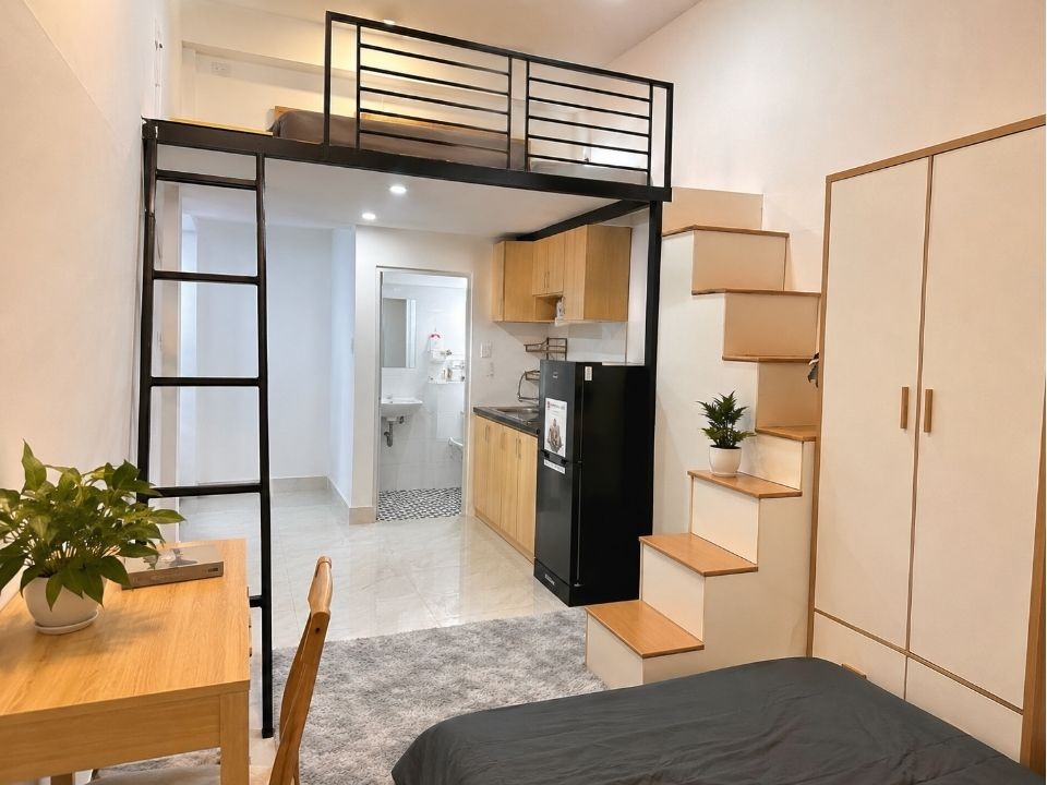 Phòng trọ phường Bình Thạnh có gác giá tầm trung